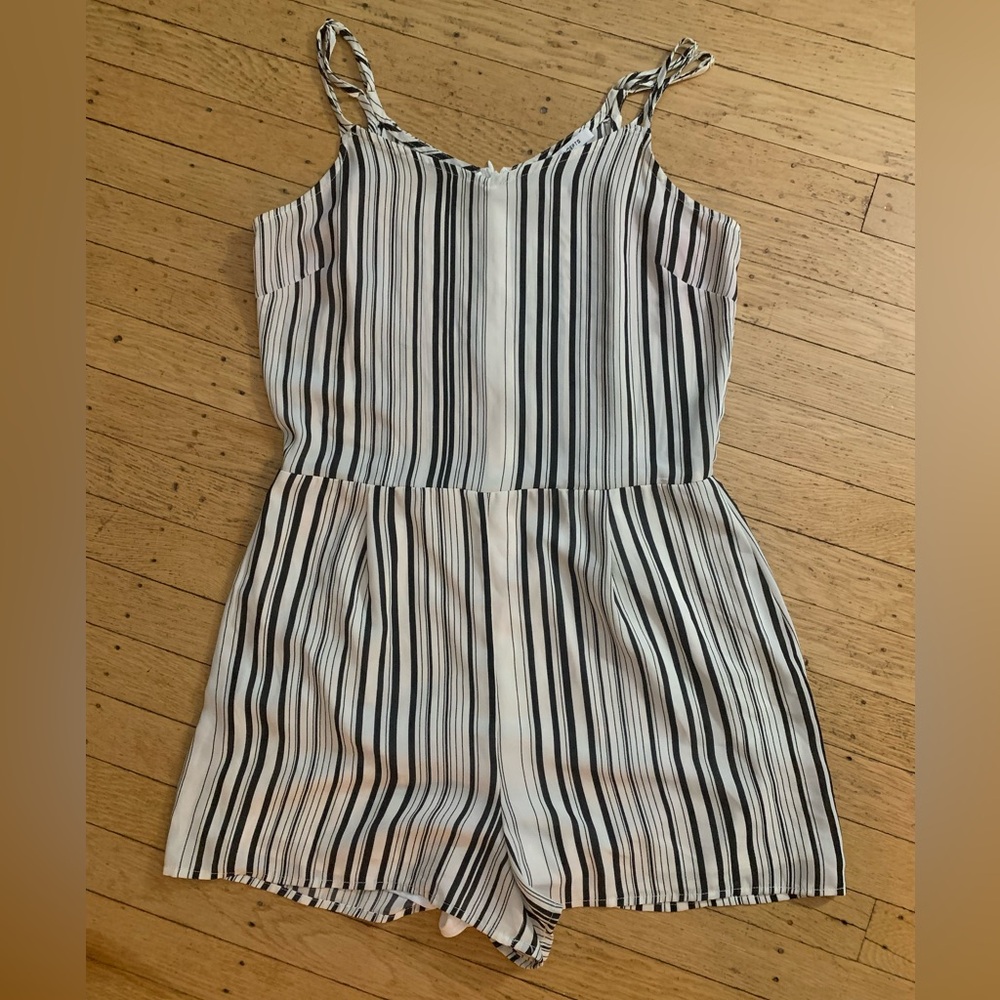 Black and White Romper